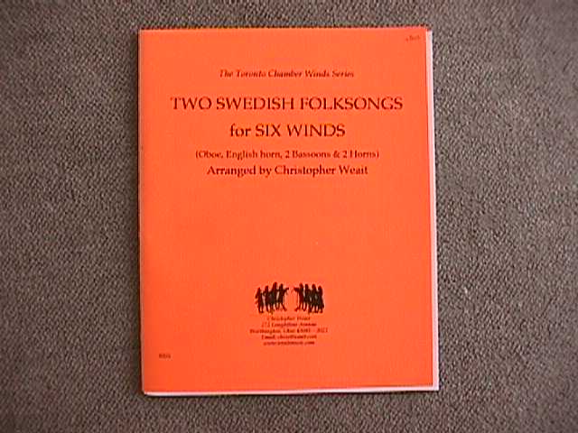 TWO SWEDISH FOLKSONGS