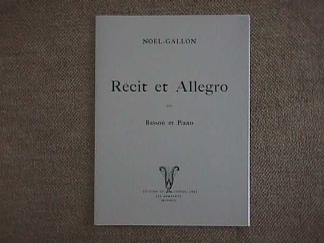 Recit et Allegro